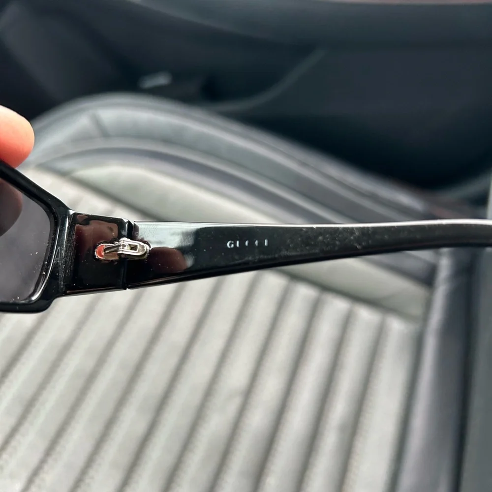 GUCCI Sunglasses GG1482/S 807 55□14 125 Interlocking G Black no case - Picture 6 of 8